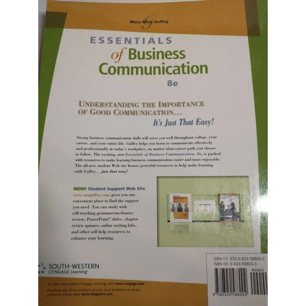 Essentials of Business Communication 8e Mary Ellen Guffey Textbook